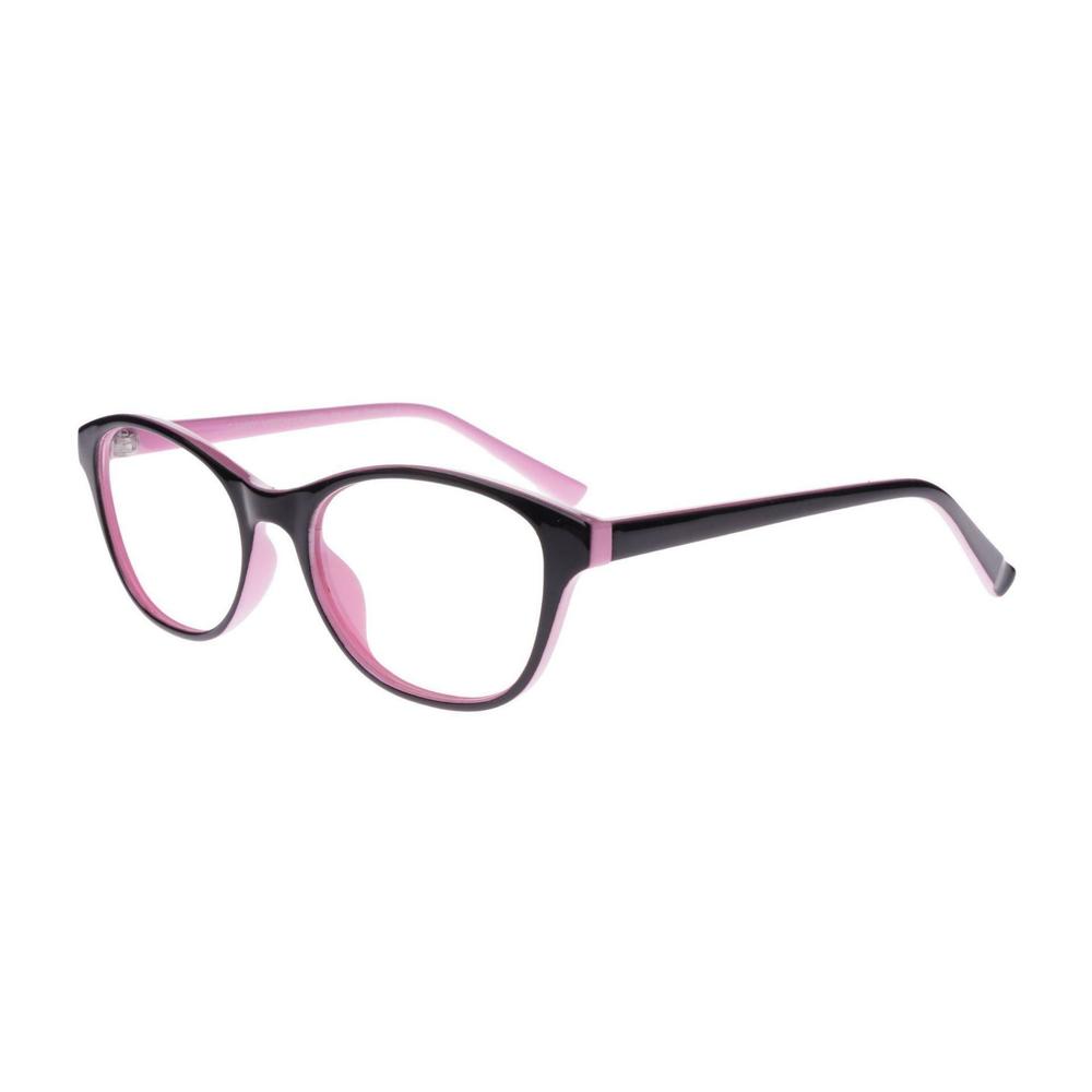 New CANNY VISION Black on Pink LAUREN Eyeglasses 47/17/135